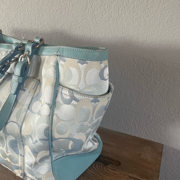 Coach Diaper Bag in Blue - Picture 4 of 9